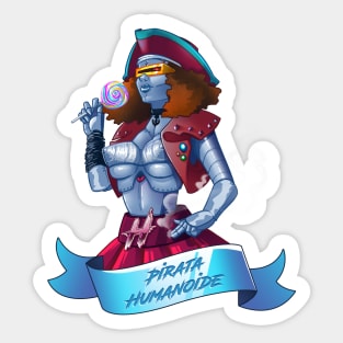 Pirata - Humanoide Sticker